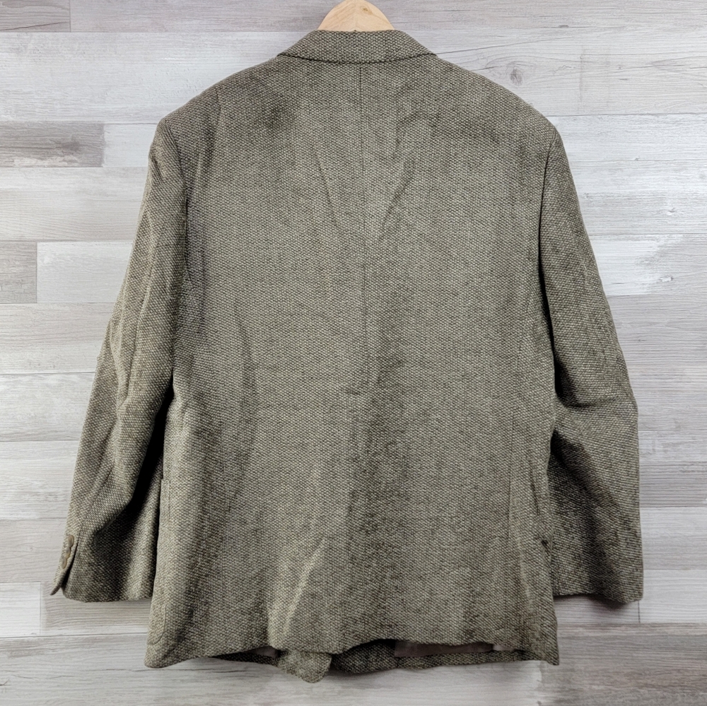 Mancillas International For Jason's Textured Olive Blazer Mens Size 42s View 6